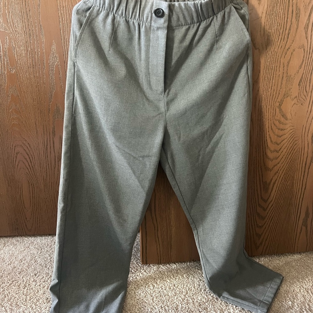 Woman Gray Pants